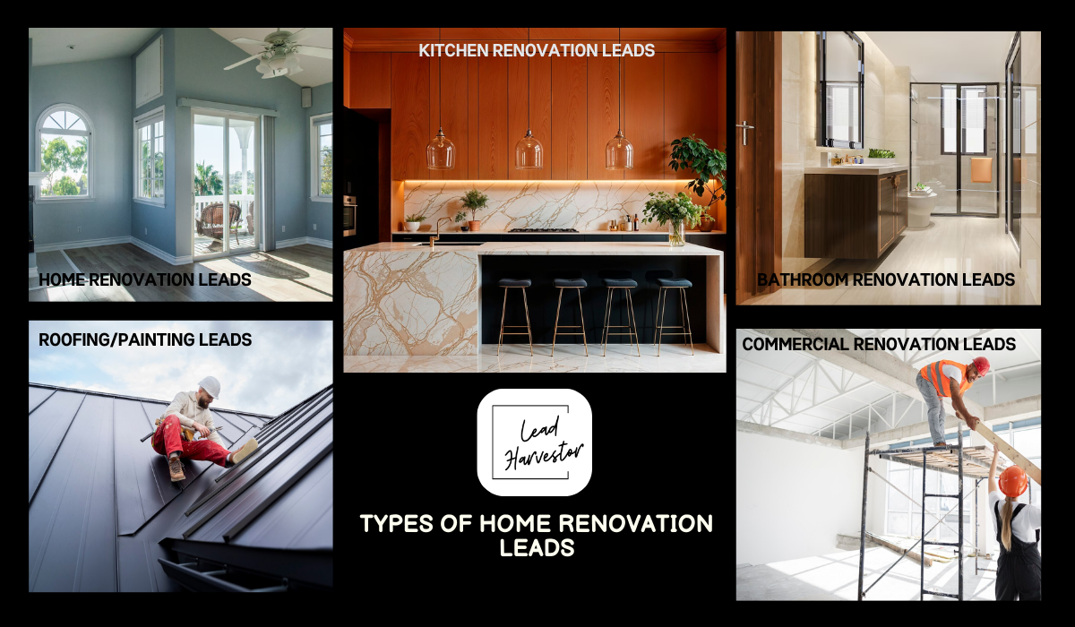 Lead Harvestor, Renovation Lead Opportunities, Home Renovation Leads, Kitchen Renovation Leads, Bathroom Renovation Leads