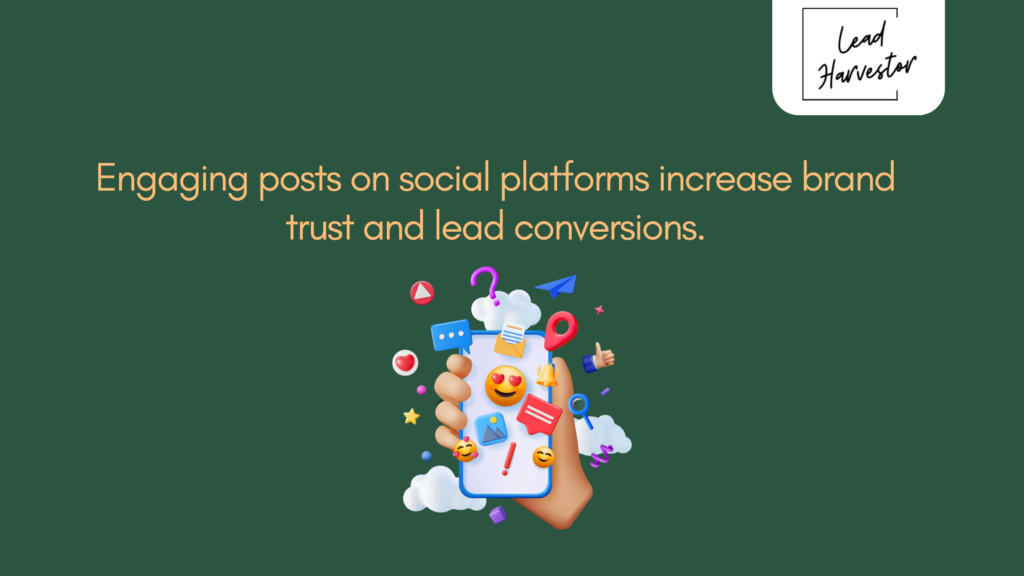 social media platforms increase leads