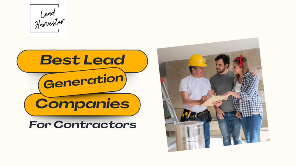 Best Lead Generation Companies for Contractors