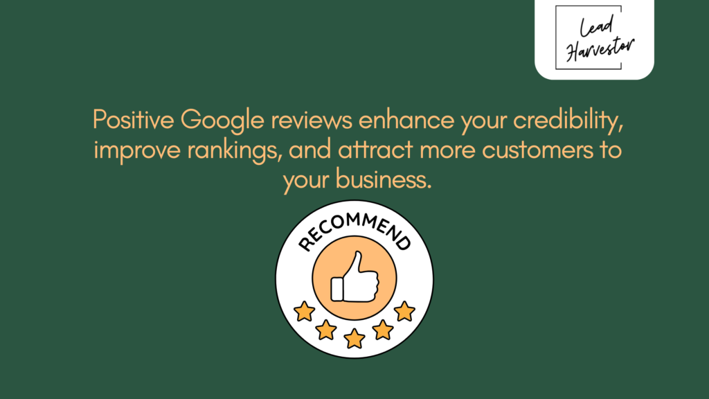 Google reviews enhance your credibility